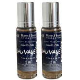 Smell Like Sauvage Pour Homme for Men Roll On Oil 12ml (Pack of 2) - Showlu Well Nation Store